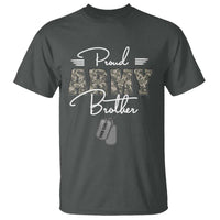 Personalized Army Family T Shirt Custom Name Tag Proud Army Brother Military Camo - Wonder Print Shop