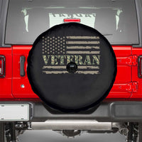 Veteran Spare Tire Cover Retro Patriotic Army Camouflage US Flag