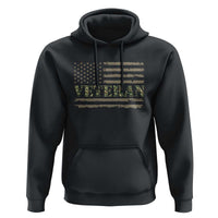 Veteran Hoodie Retro Patriotic Army Camouflage US Flag