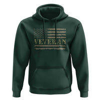 Veteran Hoodie Retro Patriotic Army Camouflage US Flag