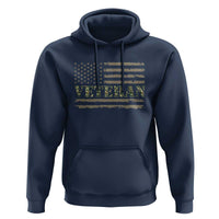 Veteran Hoodie Retro Patriotic Army Camouflage US Flag