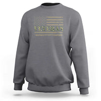 Veteran Sweatshirt Retro Patriotic Army Camouflage US Flag