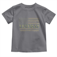 Veteran Toddler T Shirt Retro Patriotic Army Camouflage US Flag