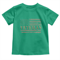 Veteran Toddler T Shirt Retro Patriotic Army Camouflage US Flag