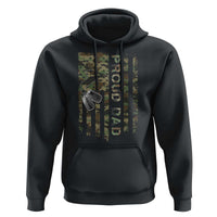Personalized Proud Army Dad Hoodie Custom Name Dog Tag Camo American Flag Gift