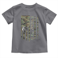 Personalized Proud Army Dad Toddler T Shirt Custom Name Dog Tag Camo American Flag Gift