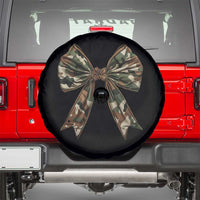Camo Coquette Bow Spare Tire Cover Camouflage Old Hunting Women Girl