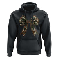 Camo Coquette Bow Hoodie Camouflage Old Hunting Women Girl