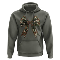 Camo Coquette Bow Hoodie Camouflage Old Hunting Women Girl