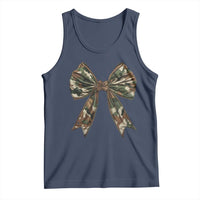 Camo Coquette Bow Tank Top Camouflage Old Hunting Women Girl