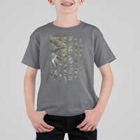 Personalized Proud Army Brother T Shirt For Kid Custom Name Dog Tag Camo American Flag Gift