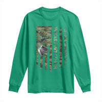 Personalized Proud Army Brother Long Sleeve Shirt Custom Name Dog Tag Camo American Flag Gift