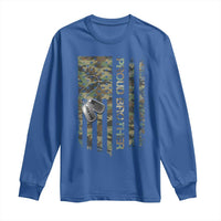 Personalized Proud Army Brother Long Sleeve Shirt Custom Name Dog Tag Camo American Flag Gift