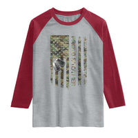 Personalized Proud Army Brother Raglan Shirt Custom Name Dog Tag Camo American Flag Gift
