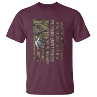 Personalized Proud Army Brother T Shirt Custom Name Dog Tag Camo American Flag Gift