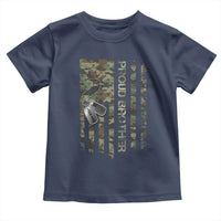 Personalized Proud Army Brother Toddler T Shirt Custom Name Dog Tag Camo American Flag Gift