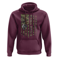 Personalized Proud Army Sister Hoodie Custom Name Dog Tag Camo American Flag Gift