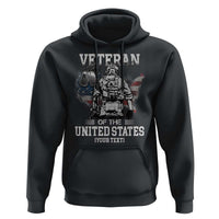 Personalized Veteran Flag Hoodie Custom Name U.S. Army
