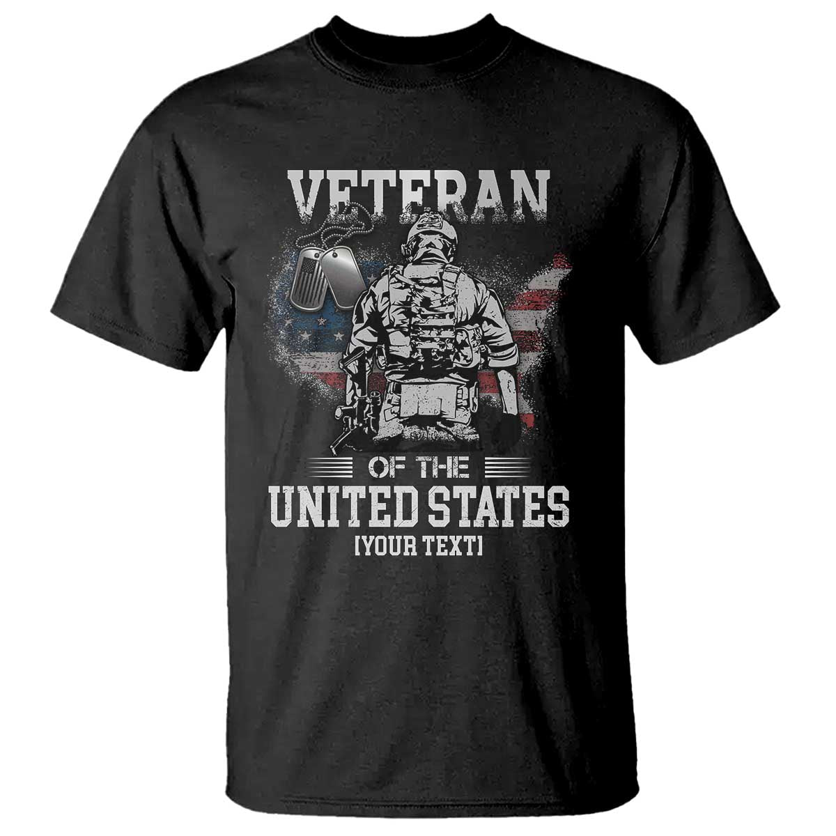 Personalized Veteran Flag T Shirt Custom Name U.S. Army