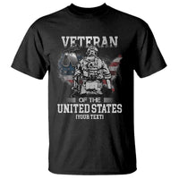 Personalized Veteran Flag T Shirt Custom Name U.S. Army