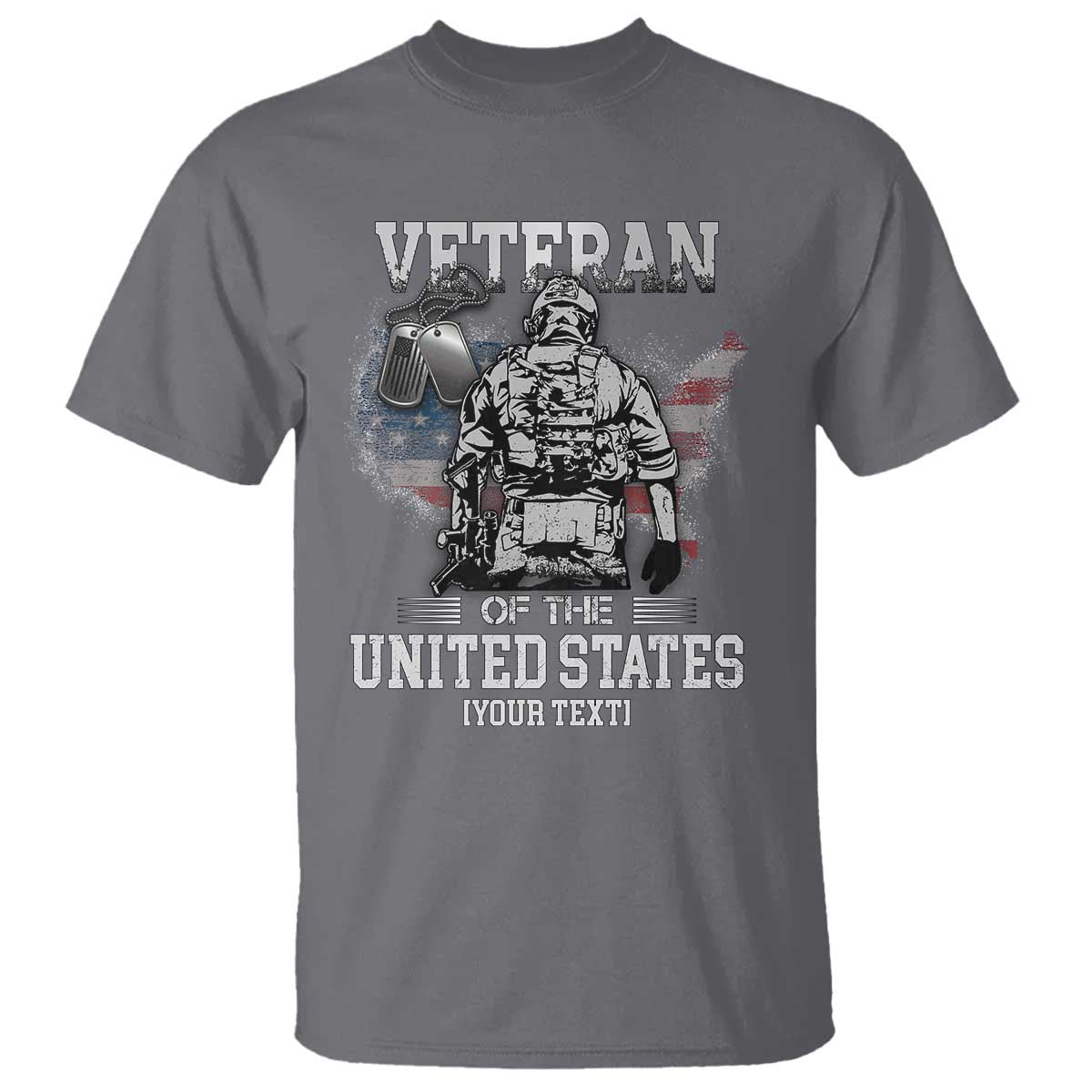 Personalized Veteran Flag T Shirt Custom Name U.S. Army