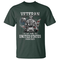Personalized Veteran Flag T Shirt Custom Name U.S. Army