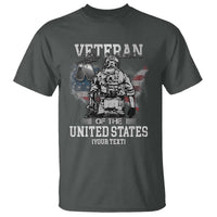 Personalized Veteran Flag T Shirt Custom Name U.S. Army