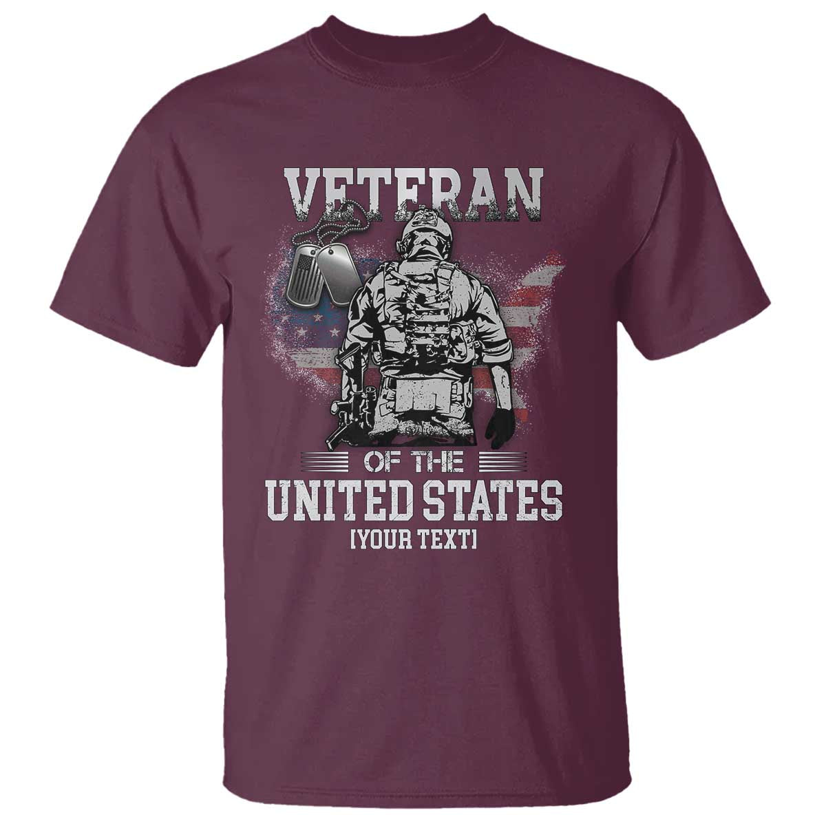 Personalized Veteran Flag T Shirt Custom Name U.S. Army