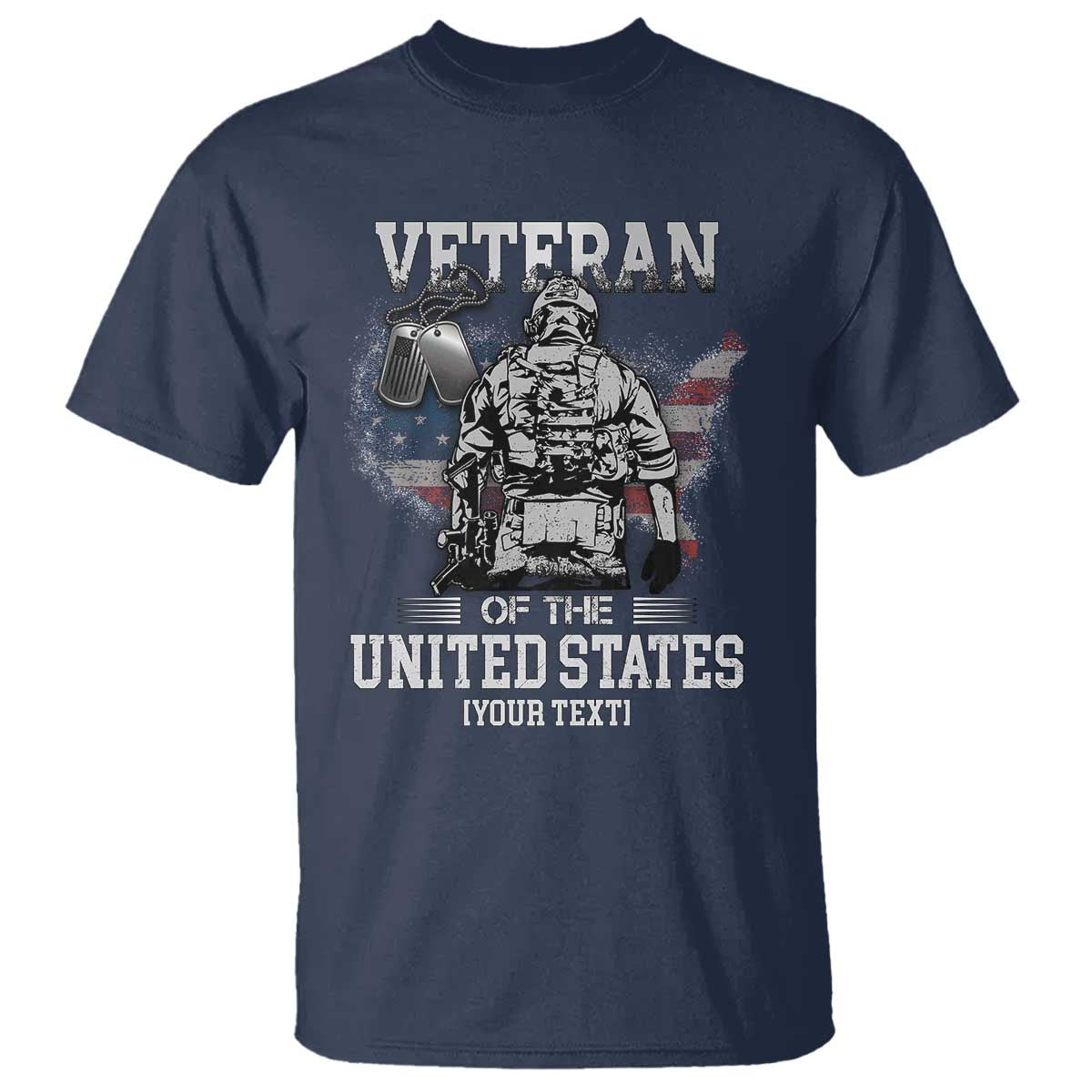 Personalized Veteran Flag T Shirt Custom Name U.S. Army