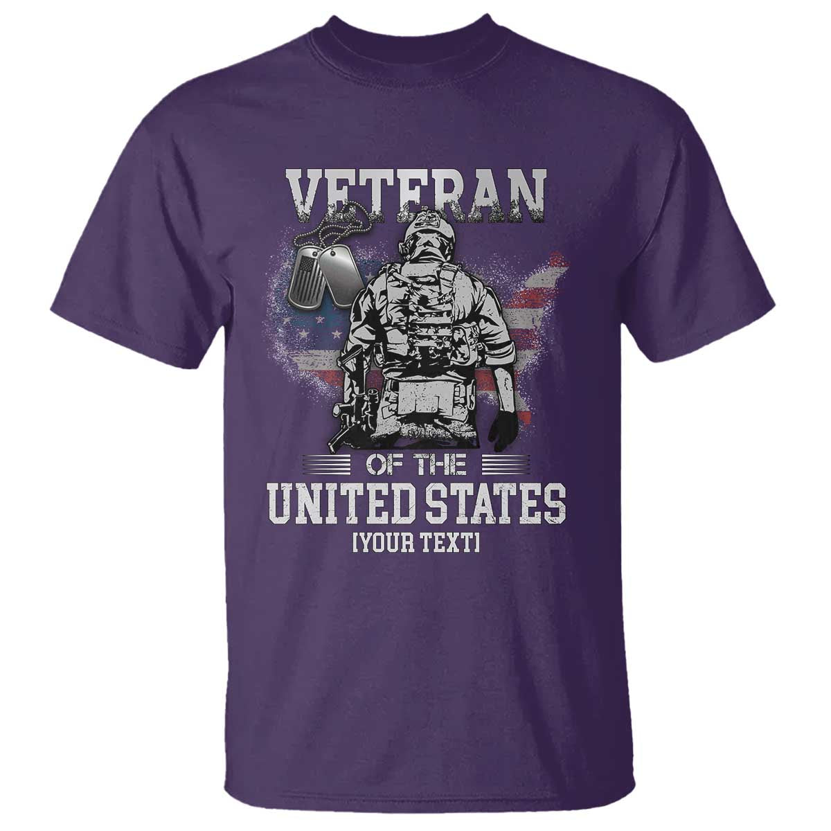 Personalized Veteran Flag T Shirt Custom Name U.S. Army