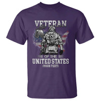 Personalized Veteran Flag T Shirt Custom Name U.S. Army