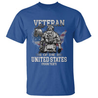Personalized Veteran Flag T Shirt Custom Name U.S. Army