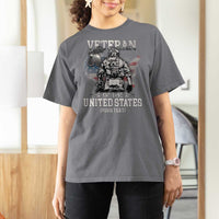 Personalized Veteran Flag T Shirt For Women Custom Name U.S. Army