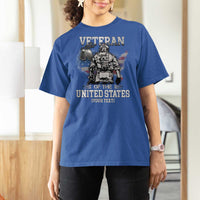 Personalized Veteran Flag T Shirt For Women Custom Name U.S. Army