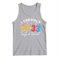 I Survived 67 33 Days Of School Tank Top Funny Six Seven Meme Boys Kids 100th Day