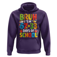 Bruh Its My 67 33 Days Of School Hoodie Funny Six Seven Meme Boys Kids 100th Day
