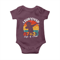 I Survived 67 33 Days Of School Baby Onesie Funny Six Seven Meme Math Teacher Kids 100th Day