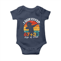 I Survived 67 33 Days Of School Baby Onesie Funny Six Seven Meme Math Teacher Kids 100th Day