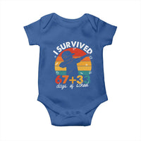 I Survived 67 33 Days Of School Baby Onesie Funny Six Seven Meme Math Teacher Kids 100th Day