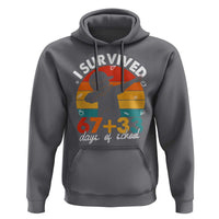 I Survived 67 33 Days Of School Hoodie Funny Six Seven Meme Math Teacher Kids 100th Day