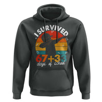 I Survived 67 33 Days Of School Hoodie Funny Six Seven Meme Math Teacher Kids 100th Day