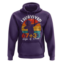 I Survived 67 33 Days Of School Hoodie Funny Six Seven Meme Math Teacher Kids 100th Day