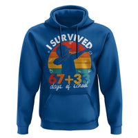 I Survived 67 33 Days Of School Hoodie Funny Six Seven Meme Math Teacher Kids 100th Day