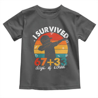 I Survived 67 33 Days Of School Toddler T Shirt Funny Six Seven Meme Math Teacher Kids 100th Day