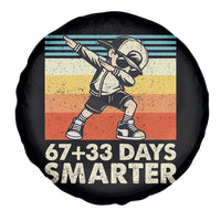 100 Days Smarter Spare Tire Cover Funny 67 33 Six Seven Math Teacher Kids 100th Day
