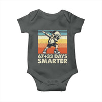 100 Days Smarter Baby Onesie Funny 67 33 Six Seven Math Teacher Kids 100th Day