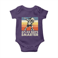 100 Days Smarter Baby Onesie Funny 67 33 Six Seven Math Teacher Kids 100th Day