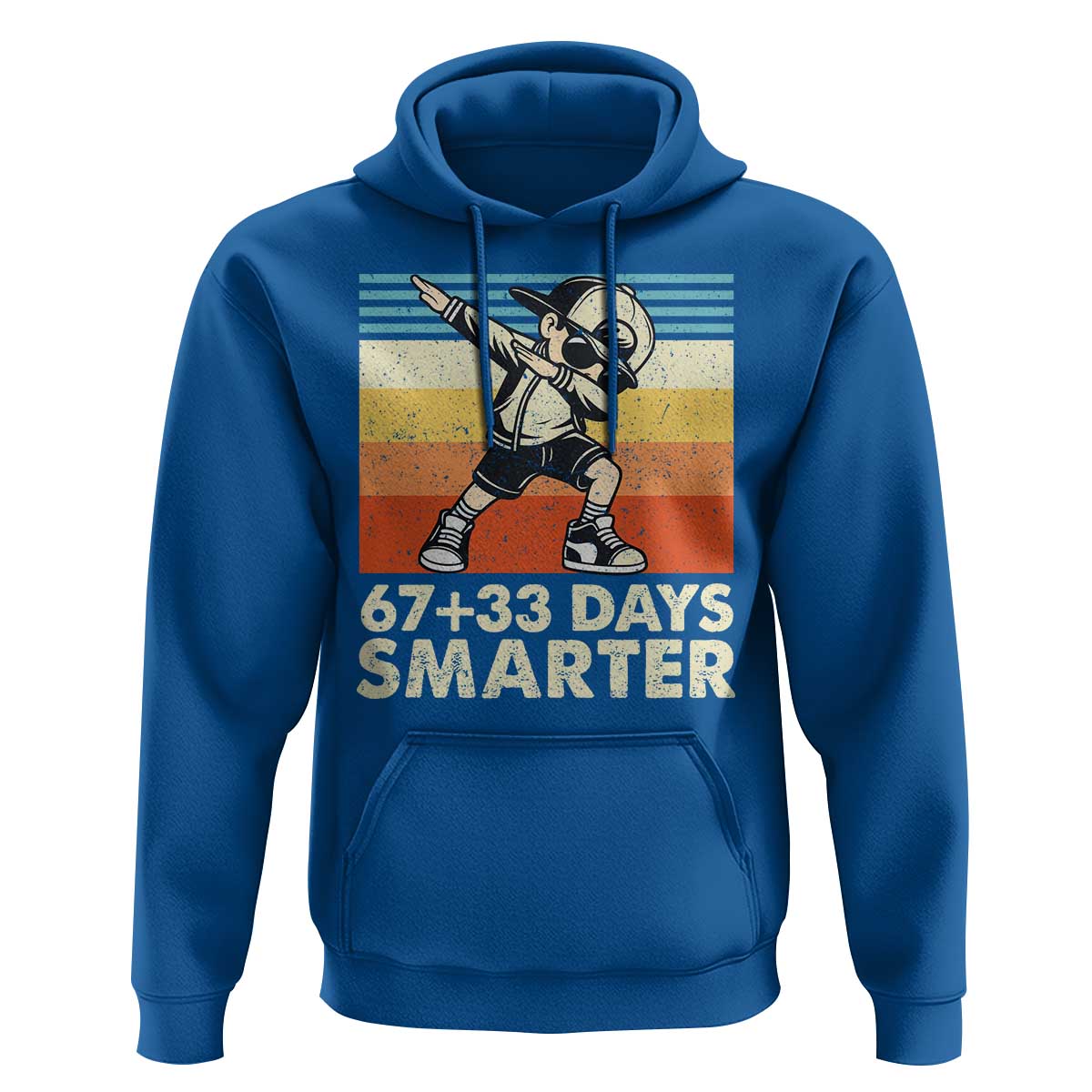 100 Days Smarter Hoodie Funny 67 33 Six Seven Math Teacher Kids 100th Day