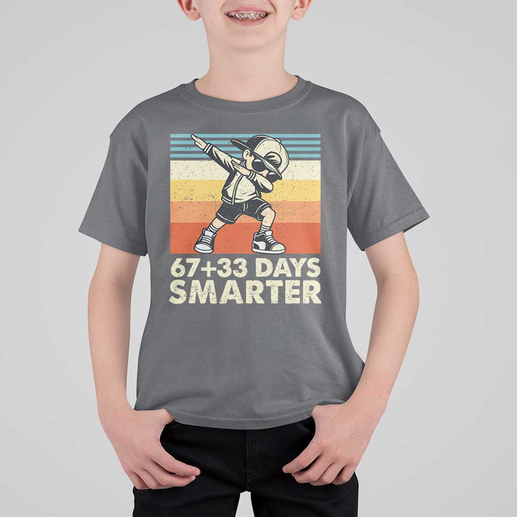 100 Days Smarter T Shirt For Kid Funny 67 33 Six Seven Math Teacher Kids 100th Day