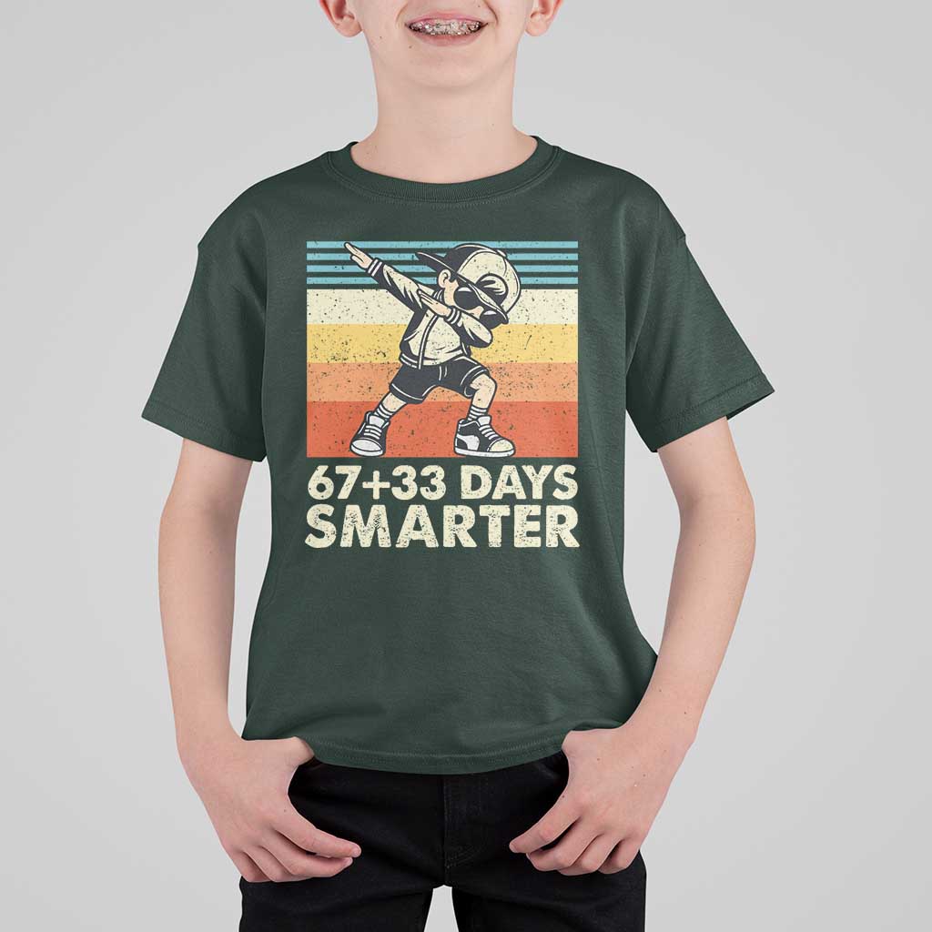 100 Days Smarter T Shirt For Kid Funny 67 33 Six Seven Math Teacher Kids 100th Day